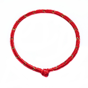 [往事]四平八稳红色平安绳纯手工编织订做男女手链脚链藤缠树原创