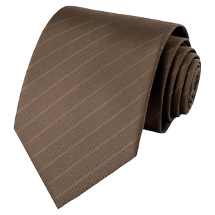 领带衬衫男正装商务高档咖色西装领结手打韩版棕色小领带新郎结婚