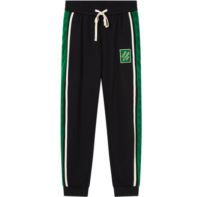 bm潮流百搭刺绣字母束脚卫裤