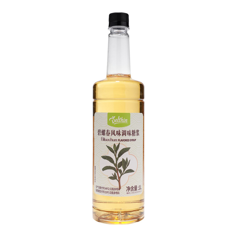 德馨珍选碧螺春风味调味糖浆1L咖啡奶茶店专用饮料果糖商用浓缩
