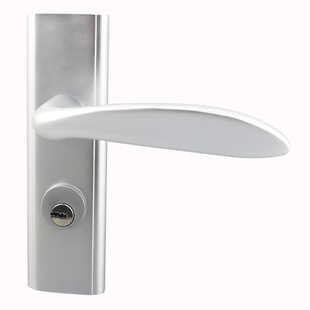 5745锁体单舌锁孔距140白色房门锁大锁舌卫生间锁可替换西玛锁