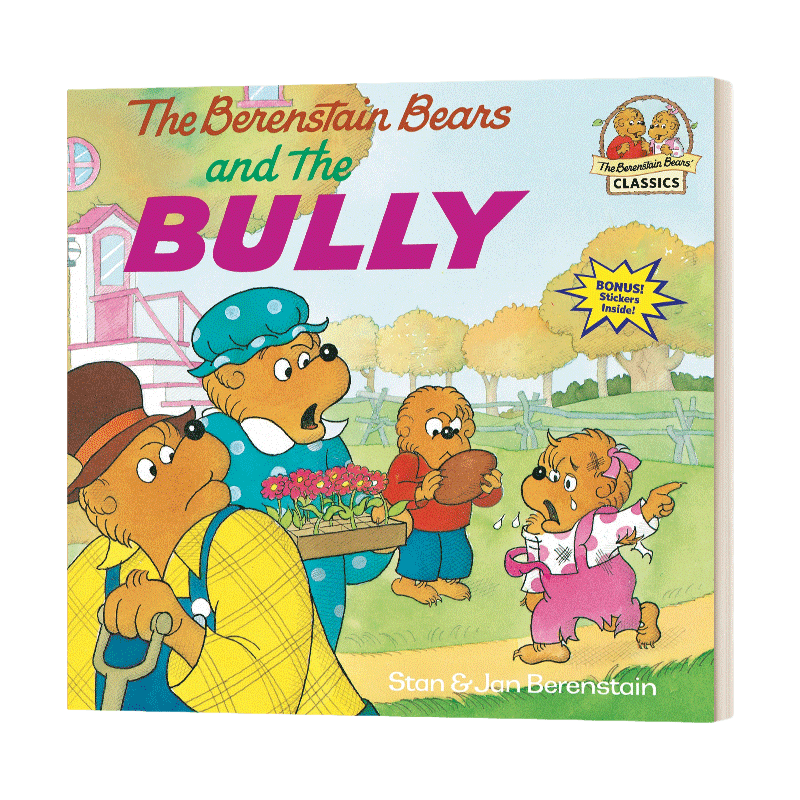 英文原版绘本 The Berenstain Bears and the Bully 贝贝熊和恶霸 英文版 进口英语原版书籍