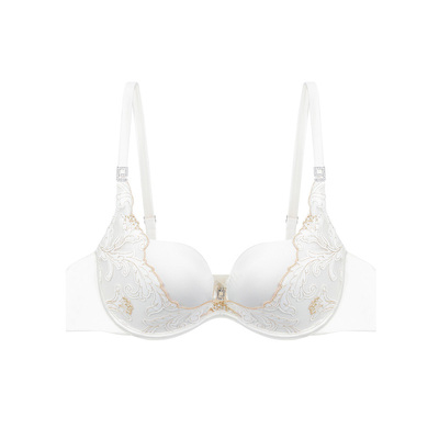 Liza Cheng Roccoco系列扣花贴布刺绣厚款文胸法式内衣女LB00214