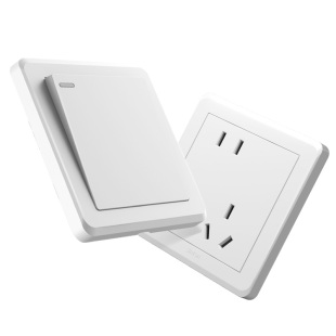 西蒙simon开关插座C20白家用暗装斜五孔墙壁一开86面板旗舰店官网