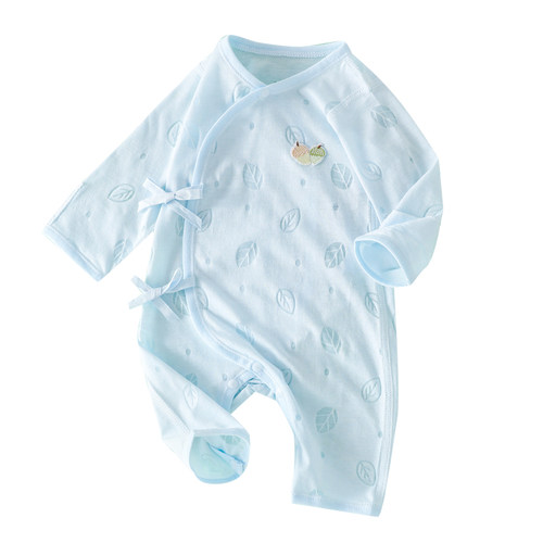 婴儿连体衣夏季薄款初生宝宝夏天蝴蝶衣52码幼新生纯棉和尚服衣服