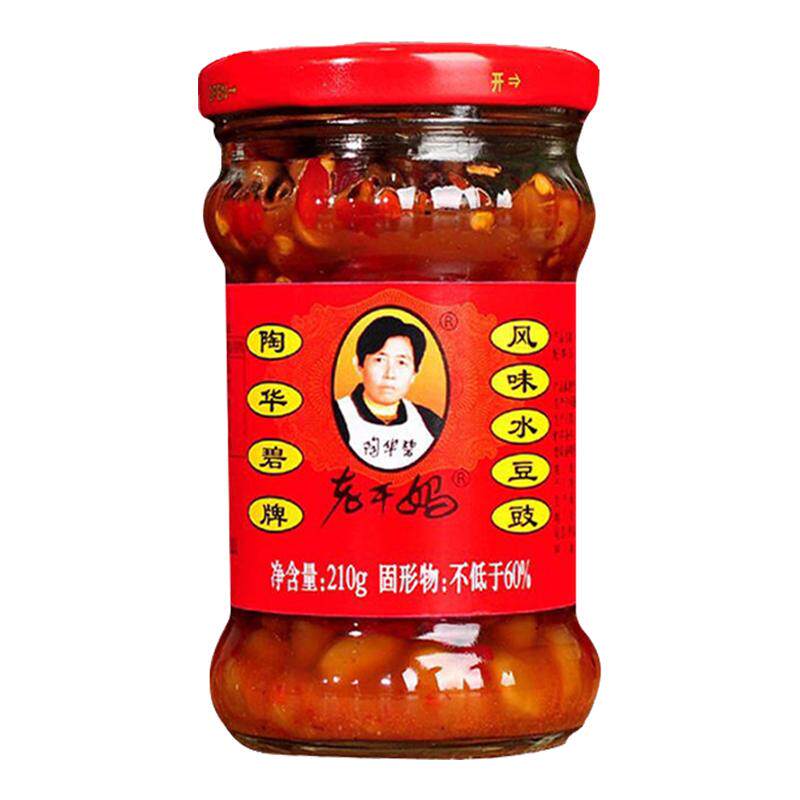 老干妈风味水豆豉210g瓶装下饭菜