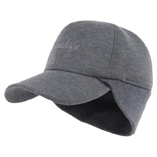 新款时尚保暖帽男户外中年老护颈帽鸭舌帽男士冬季护耳棒球帽