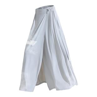 防晒裙2025夏季速干半身裙女长款一片式电动车防晒裙新款长裙凉感