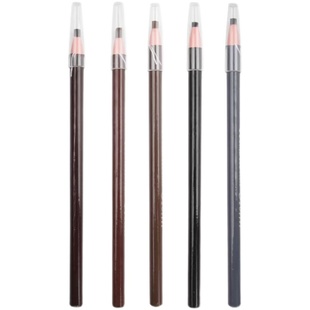 【2只装】正品进口拉线眉笔防水防汗砍刀细头初学者自然眉刷学生