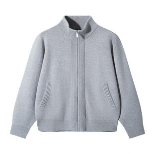 SANBAI 叁佰【开衫口袋毛衣】休闲宽松针织衫男士秋冬慵懒上衣