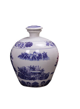 包邮陶瓷酒瓶5斤酒坛白酒包装容器景德镇散装酒壶酒具五斤装酒罐