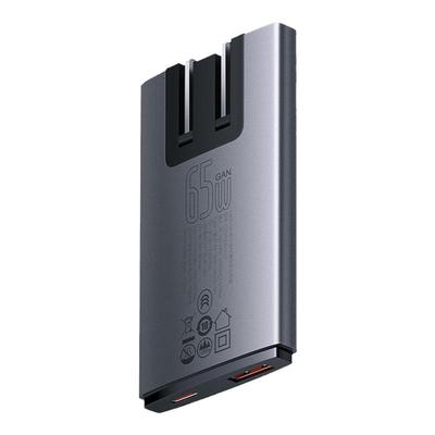 倍思氮化镓充电器65W双口超轻薄