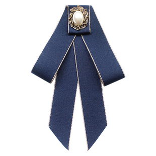 领结女jk制服白色衬衫学生简约蝴蝶结配饰银行空姐职业领花包邮