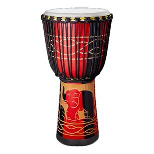 前谷山羊皮丽江非洲鼓成人专用云南大手鼓拍打击乐器标准10寸12寸