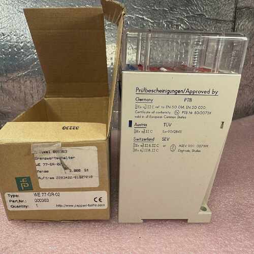 PEPPERL & FUCHS WE77-GR-02 RELAY 00363