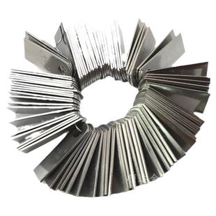 304不锈钢门窗防盗网焊接固定片201连接13孔直耳朵焊片膨胀拉爆孔