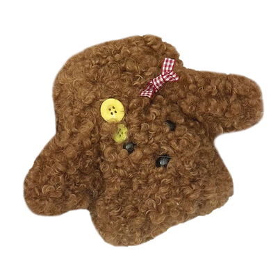 可爱毛绒袖套女2025新款