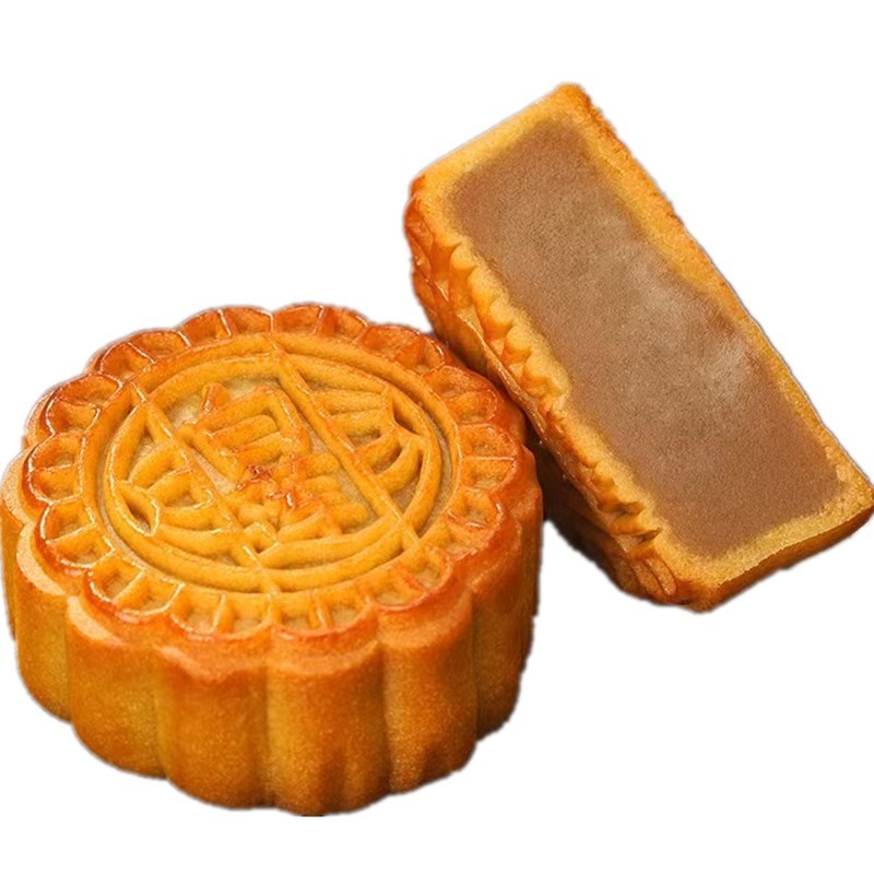 南宁荔园月饼广式酥皮黑芝麻蓉
