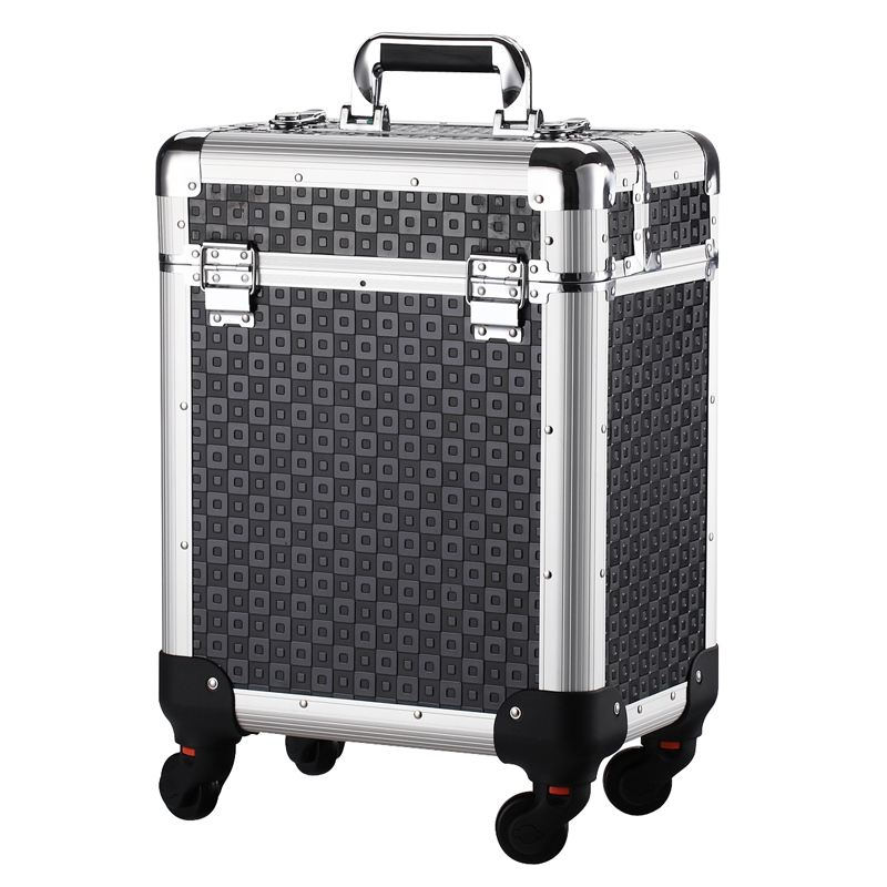 工业级多层多功能拉杆工具箱安装家具维修五金收纳移动推车式带轮