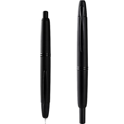 顺丰包邮百乐黑武士18K金尖钢笔