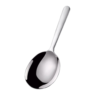 304不锈钢分餐勺子金色大号家用大饭勺汤勺漏勺酒店专用的公用勺