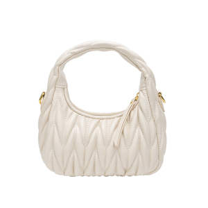 包包女2024新款褶皱月牙包小众高级感真皮斜挎包hobo手提液下包潮