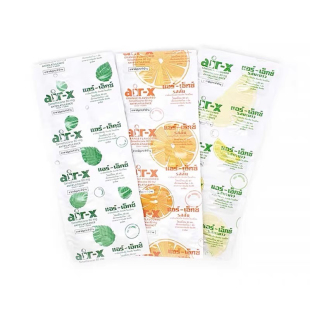 泰国711air-x咀嚼糖片胃舒缓排P橙子味薄荷10粒一板原装进口