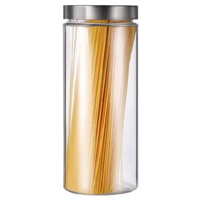 食品级厨房豆子储存玻璃密封罐
