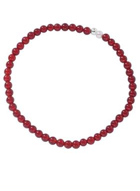 【自营】daisy beautyS925纯银红玛瑙珍珠手链高级感气质款百搭