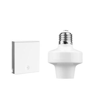 智能无线遥控灯头灯座家用E27螺口通用220V双控开关灯具远程控制