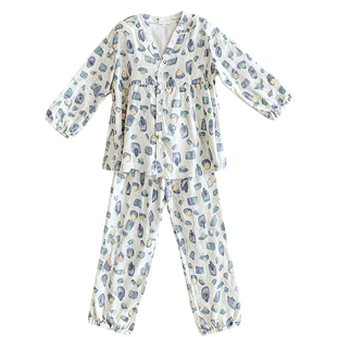 2026新款棉绸睡衣女高级感复古夏季七分袖套装家居服两件套人造棉