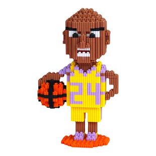 NBA篮球明星科比詹姆斯哈登儿童积木玩具礼物6-12岁DIY送男朋友
