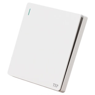 国际电工白色开关插座暗装一开双控1开双联一灯双开一位二联面板