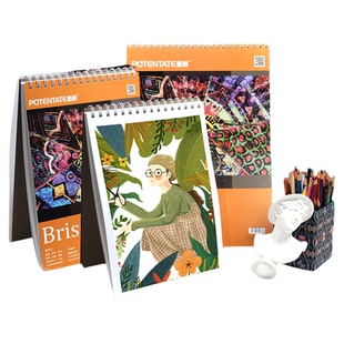 遵爵钢笔画速写本A4服装漫画多功能线圈素描本速写淡彩钢笔动漫