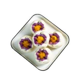 金沙芙蓉包点心早餐营养半成品广式面点茶点儿童包子馒头主食家用