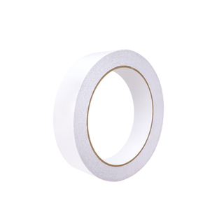 双面胶高粘度超薄强力固定文具办公手工易撕透明白色棉纸两面胶带