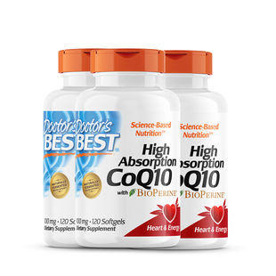 【自营】多特倍斯辅酶ql0软胶囊美国进口100mg120粒*3心脏保健品