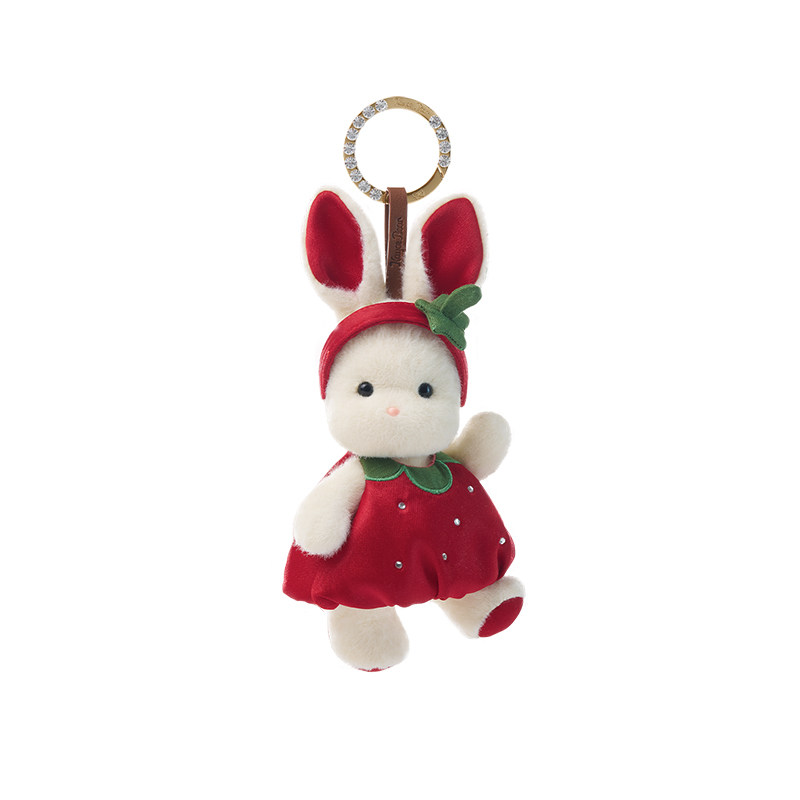 【新品】KayceBear凯西和熊毛绒关节兔子玩偶挂件钥匙扣生日礼物