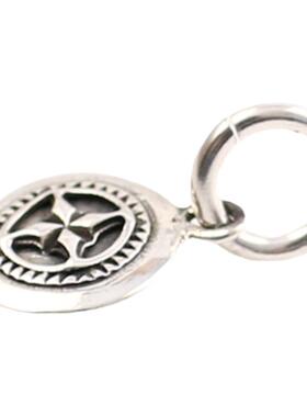 一休老银匠 HORIZON BLUE 太阳轮小吊牌银饼吊坠配件