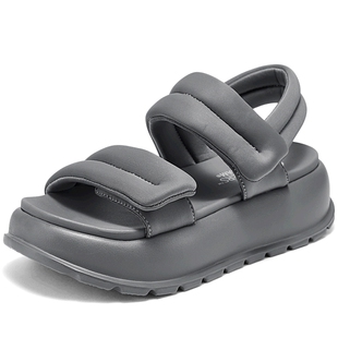 斯凯奇夏季女子舒适外穿凉拖鞋厚底增高透气凉鞋时尚运动沙滩女鞋