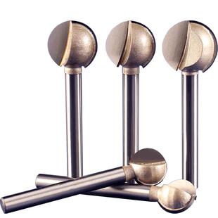 威特丸球刀木工铣刀根雕茶盘茶几打胚打磨刀圆球刀木头雕刻机刀具