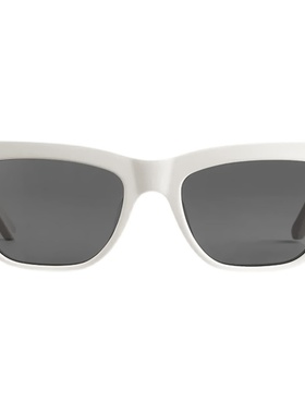 偏光版英国小众白色太阳镜女款