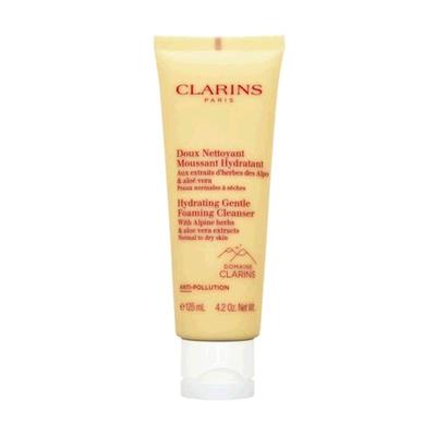 香港直邮Clarins娇韵诗新版棉花籽舒柔保湿泡沫洁面膏125ml正品