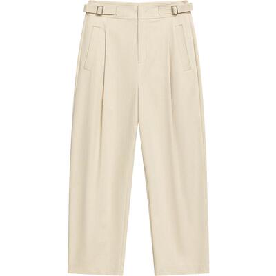 播高腰西装裤女商场同款春夏气质休闲可露丽直筒烟管裤BDR1KD0169