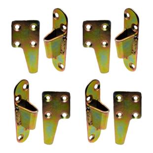 加厚子母实木床挂方管插销连接配件家具角码铁床板车固定卡扣铰链