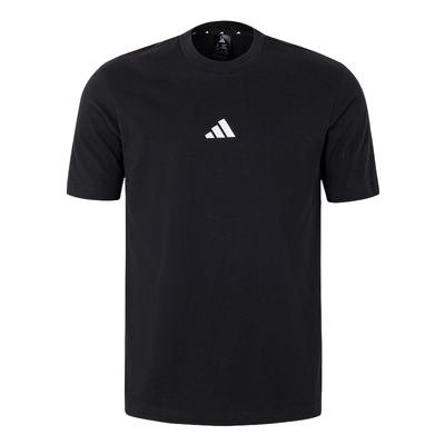 adidas阿迪达斯春新款男子棉运动休闲短袖T恤跑步服JY8562