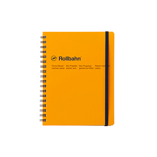 日本DELFONICS线圈笔记本mini方格本Rollbahn日记手帐本子弹笔记