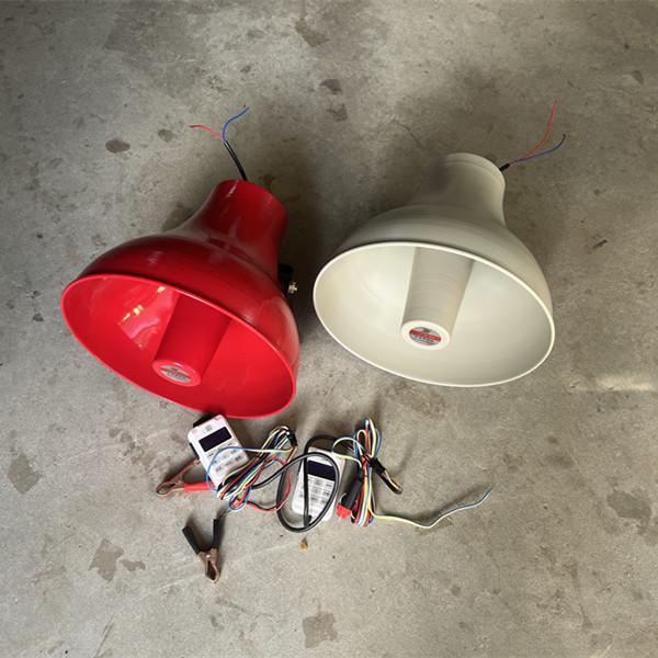 天马100W高音喇叭车载大功率喇叭强磁座铝合金户外广播号筒扬声器