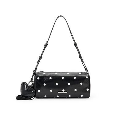 ANGELSKY原创波点软圆筒腋下包