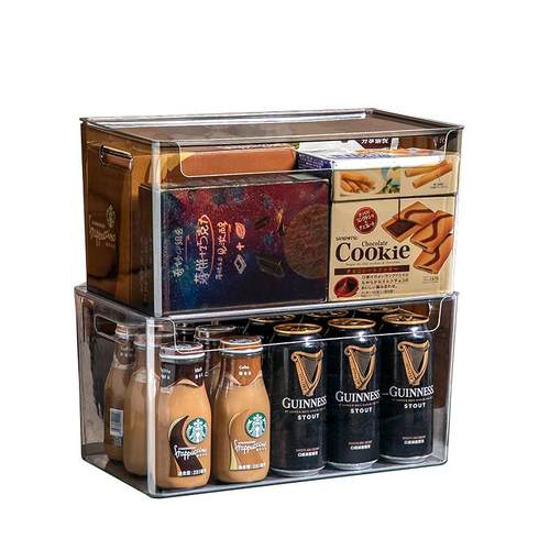 太力桌面收纳盒透明亚克力盒子厨房零食收纳筐学生宿舍整理收纳箱